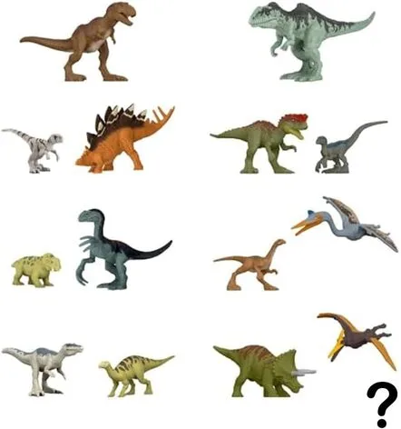 Jurassic World Mini Figures Assortite 4cm | 12cm x 5cm x 5 cm - immagine 6