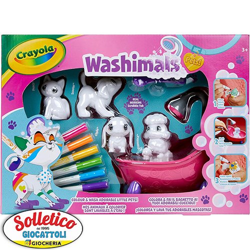 Crayola – Washimals Pets: Scatena la Fantasia Colorando e Lavando i Tuoi Cuccioli! - immagine 3