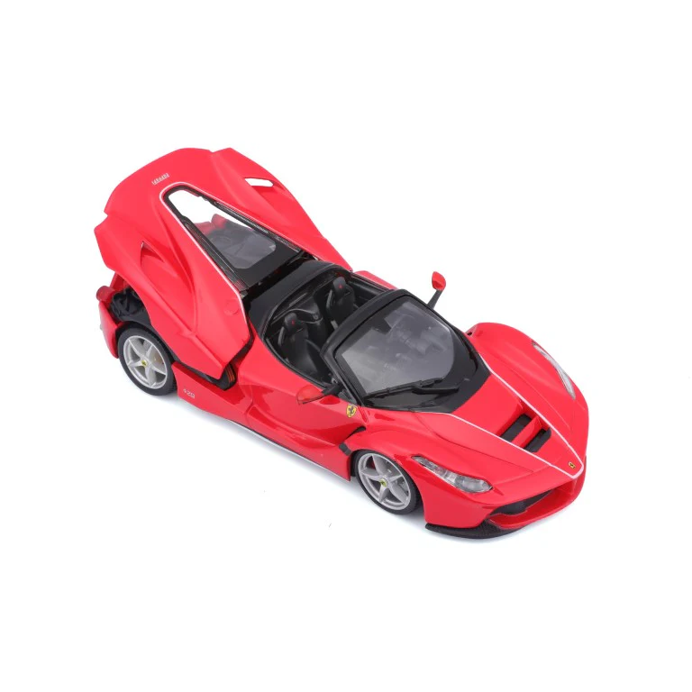 18-26022 Bburago Ferrari Race&Play - Ferrari LaFerrari Aperta, rossa - 1:24 - immagine 8