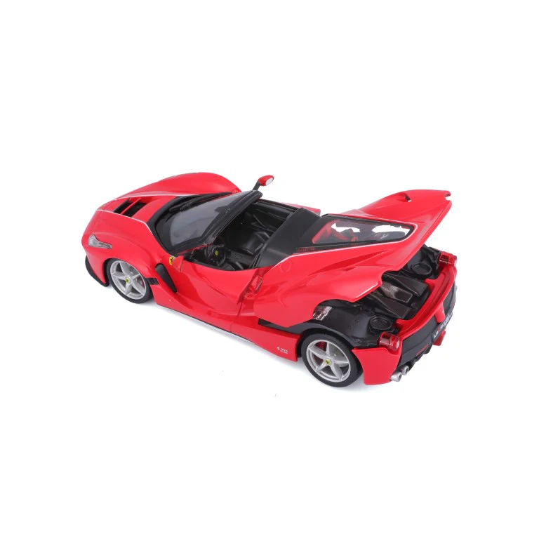 18-26022 Bburago Ferrari Race&Play - Ferrari LaFerrari Aperta, rossa - 1:24 - immagine 9