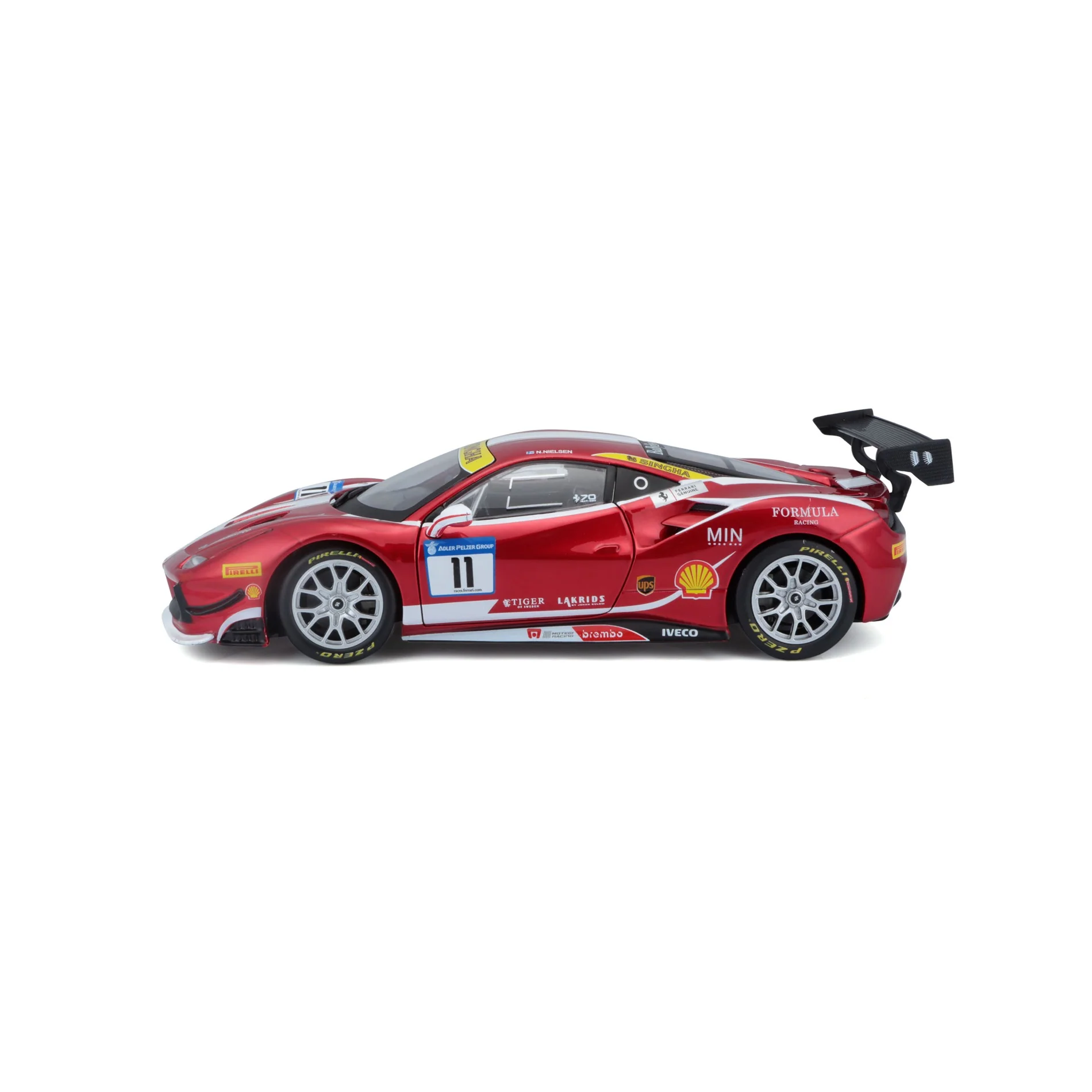 18-26308 Bburago Ferrari Racing - Ferrari 488 Challenge (2017) - 1:24 - immagine 7