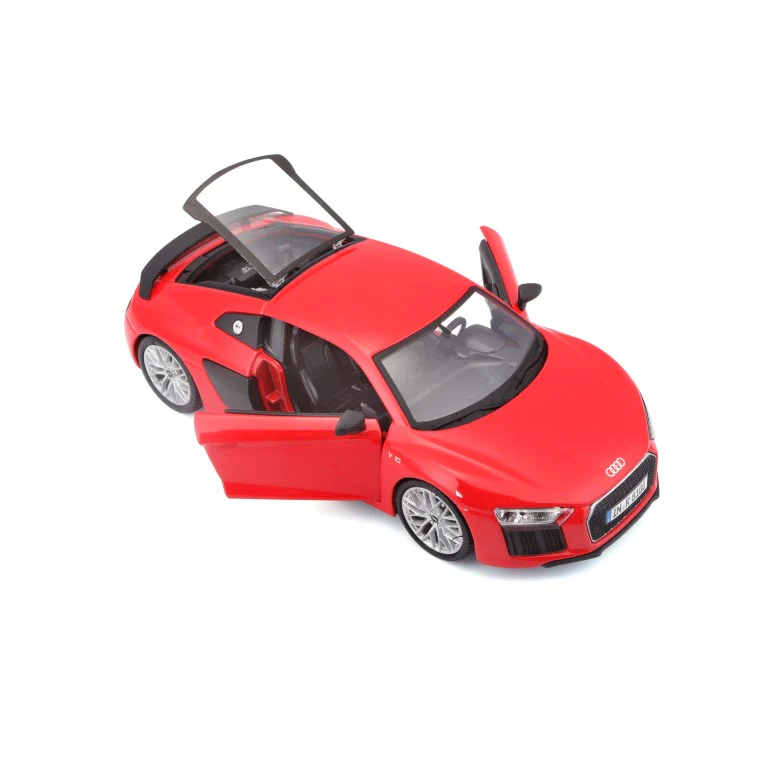 31513 RD Bburago Maisto - Audi R8 V10 plus, rossa - Scala 1:24 - immagine 7