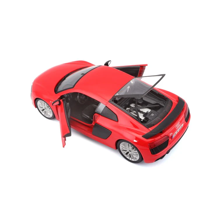 31513 RD Bburago Maisto - Audi R8 V10 plus, rossa - Scala 1:24 - immagine 8