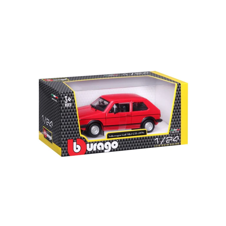 18-21089 RD Bburago - Volkswagen Golf Mk1 GTI, rossa (1979) - 1:24 - immagine 3
