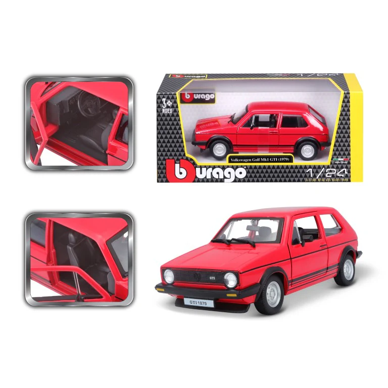 18-21089 RD Bburago - Volkswagen Golf Mk1 GTI, rossa (1979) - 1:24 - immagine 4