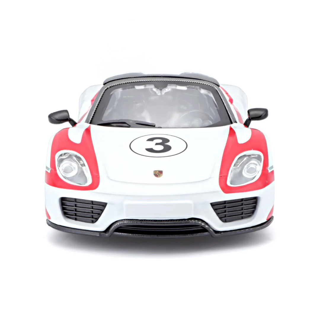 18-28009 Bburago Race - Porsche 918 Spyder Weissach - Scala 1:24 - immagine 7