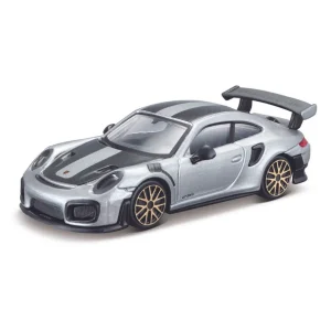 18-30388 Bburago Street Fire - Porsche 911 GT2 RS, grigia - Scala 1:43
