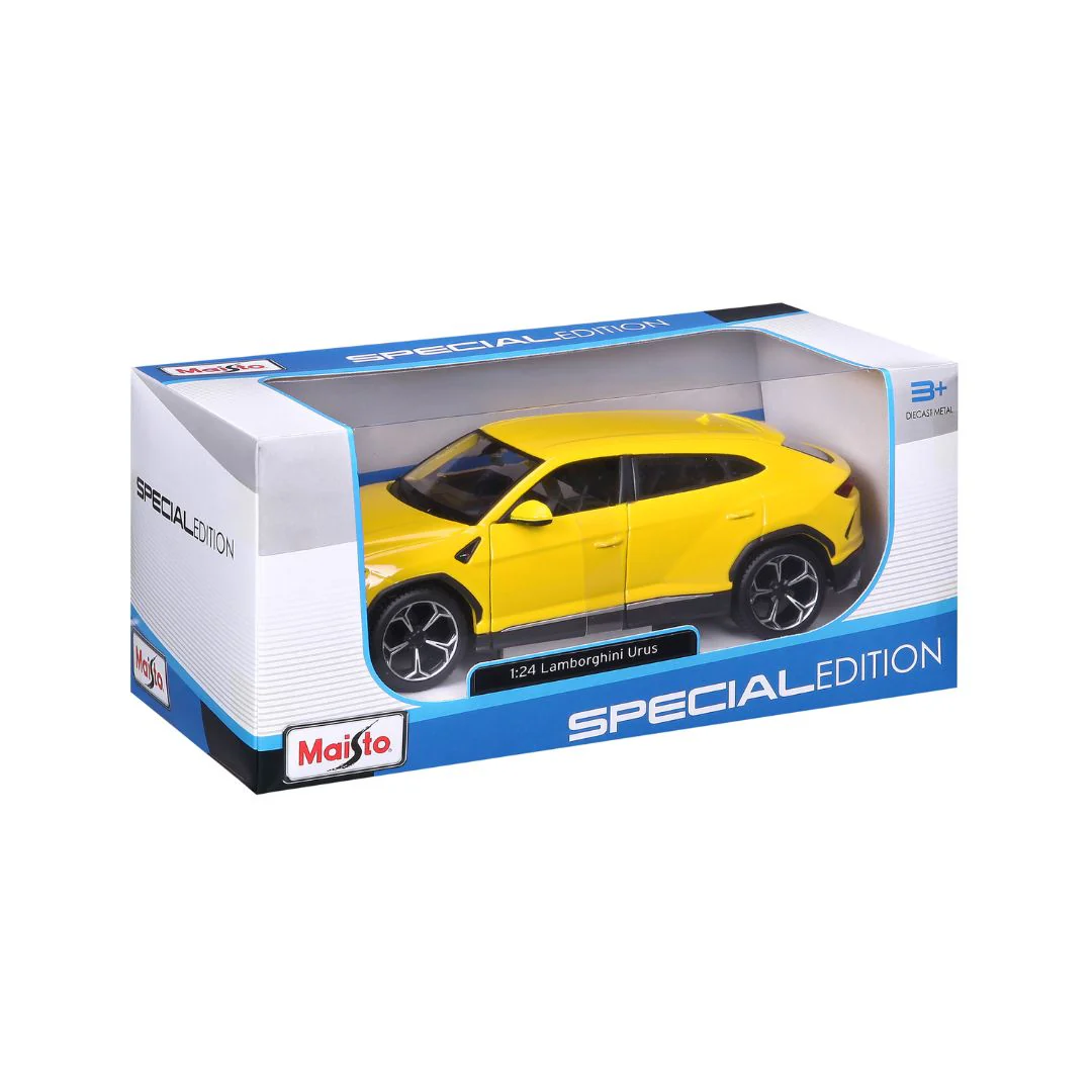 31519 YL Bburago Maisto - Lamborghini Urus, gialla - Scala 1:24 - immagine 3