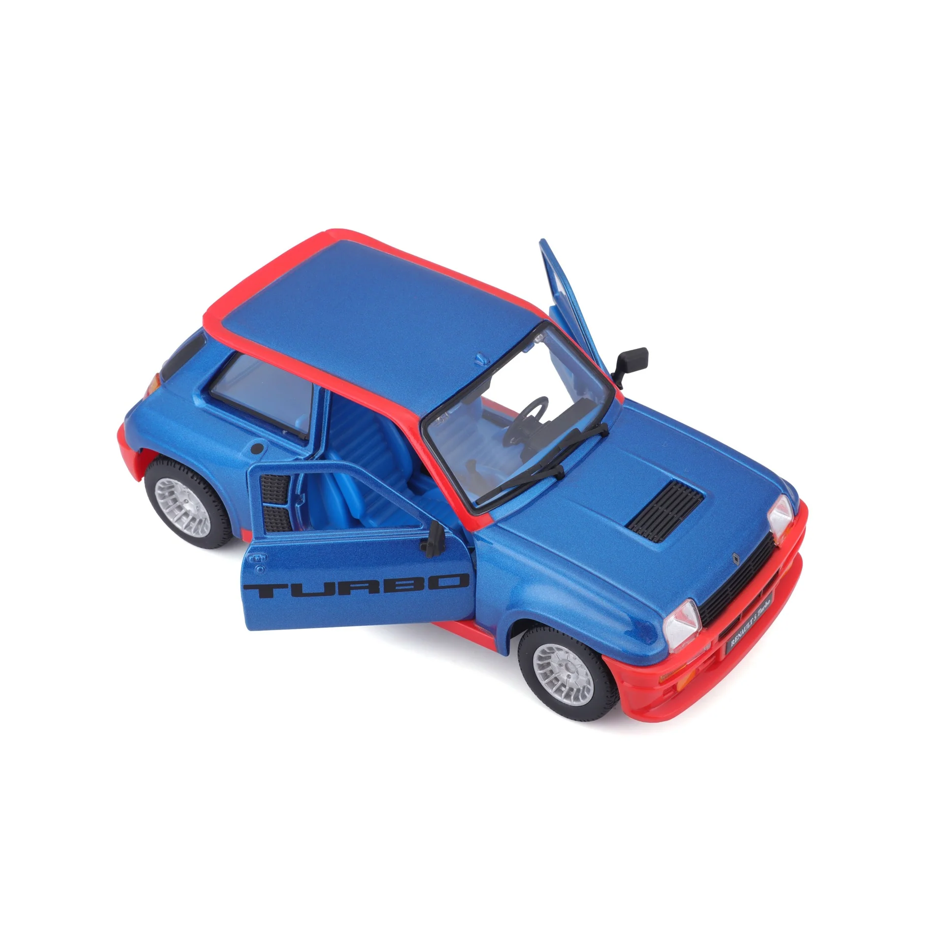 18-21088 Bburago - Renault 5 Turbo, blu o gialla - Scala 1:24 - Colore a scelta - immagine 9