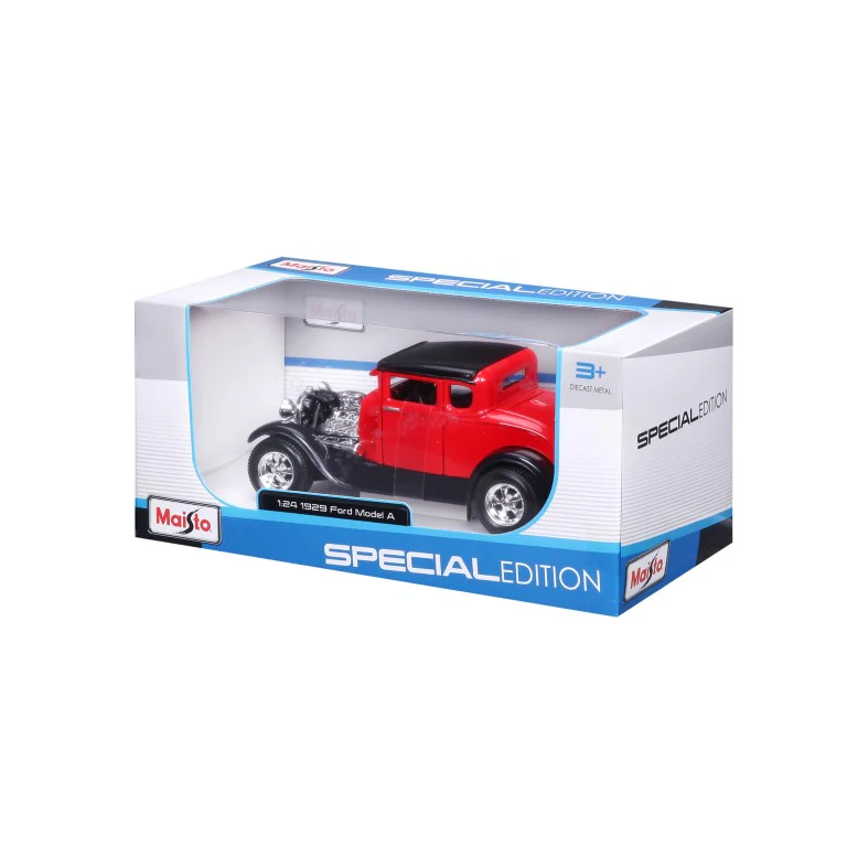 10-31201 Bburago Maisto - Ford Model A (1929), rosso - Scala 1:24 - immagine 6