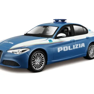 18-25129 Bburago - Alfa Romeo Giulia Polizia - Scala 1:24 - Model  Kit