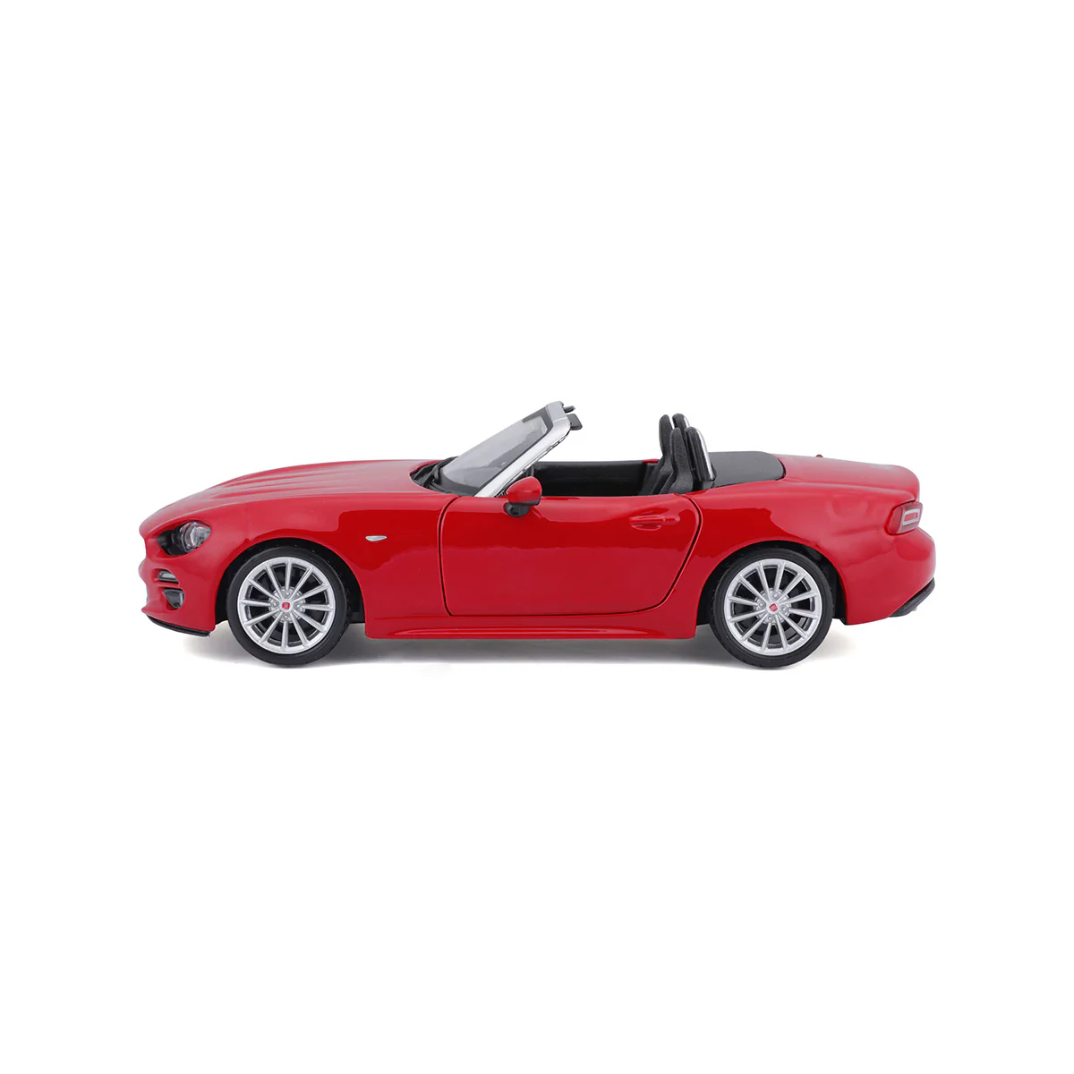 18-21083 Bburago - Fiat 124 Spider, rossa - Scala 1:24 - immagine 9
