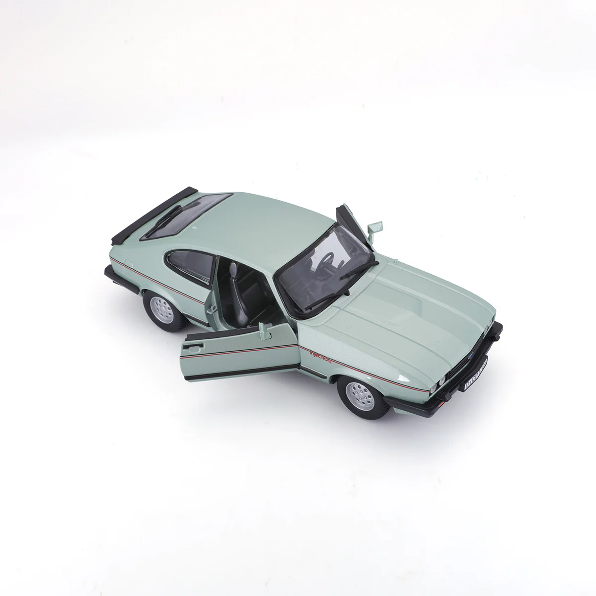 18-21093 GN Bburago - Ford Capri GT (1982), verde - Scala 1:24 - immagine 7