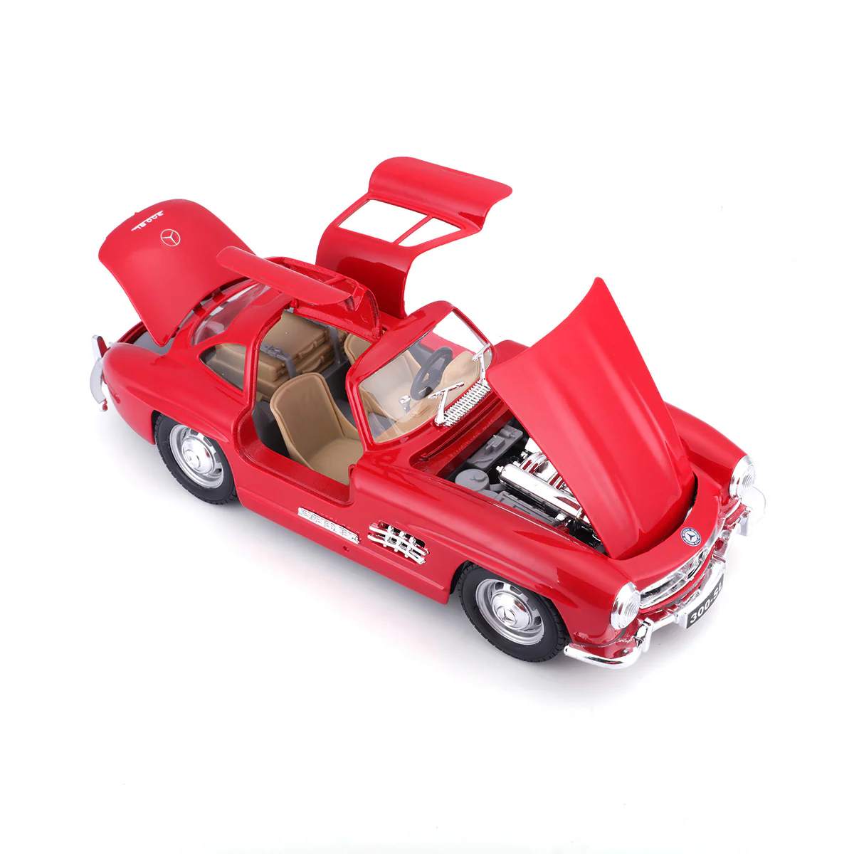 18-22023 RD Bburago - Mercedes-Benz 300 SL (1954), rossa - Scala 1:24 - immagine 7
