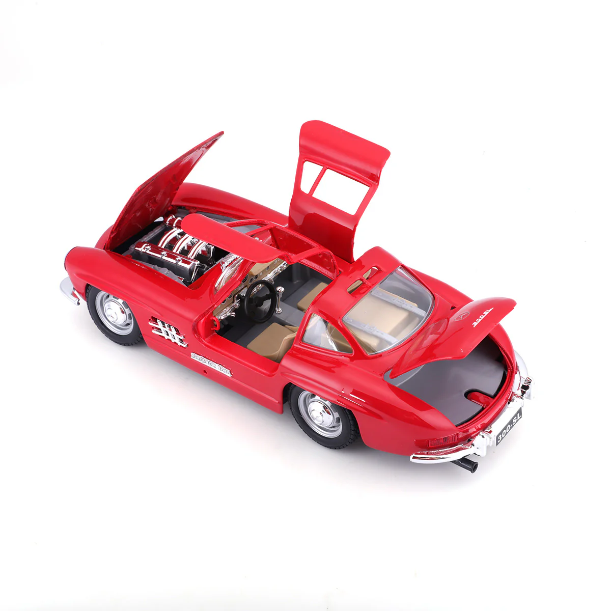 18-22023 RD Bburago - Mercedes-Benz 300 SL (1954), rossa - Scala 1:24 - immagine 8