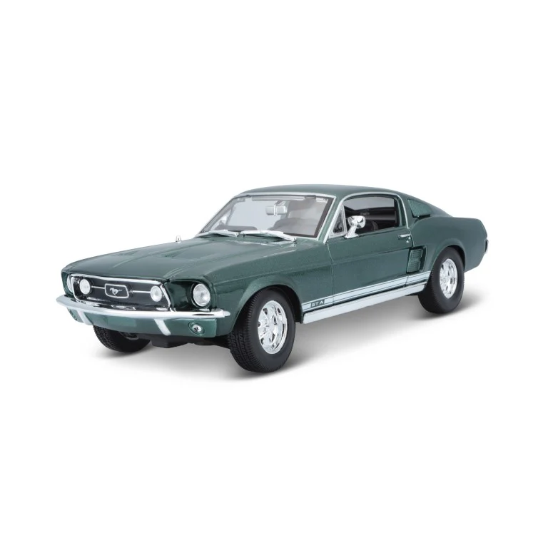 10-31166 Bburago Maisto - Ford Mustang Fastback (1967), verde - 1:18 - immagine 2