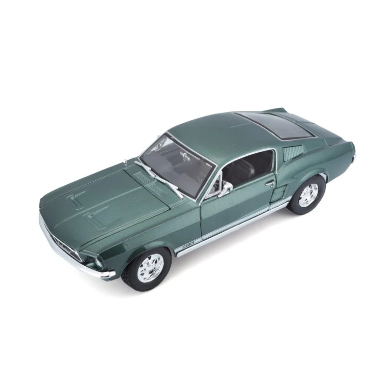 10-31166 Bburago Maisto - Ford Mustang Fastback (1967), verde - 1:18 - immagine 7