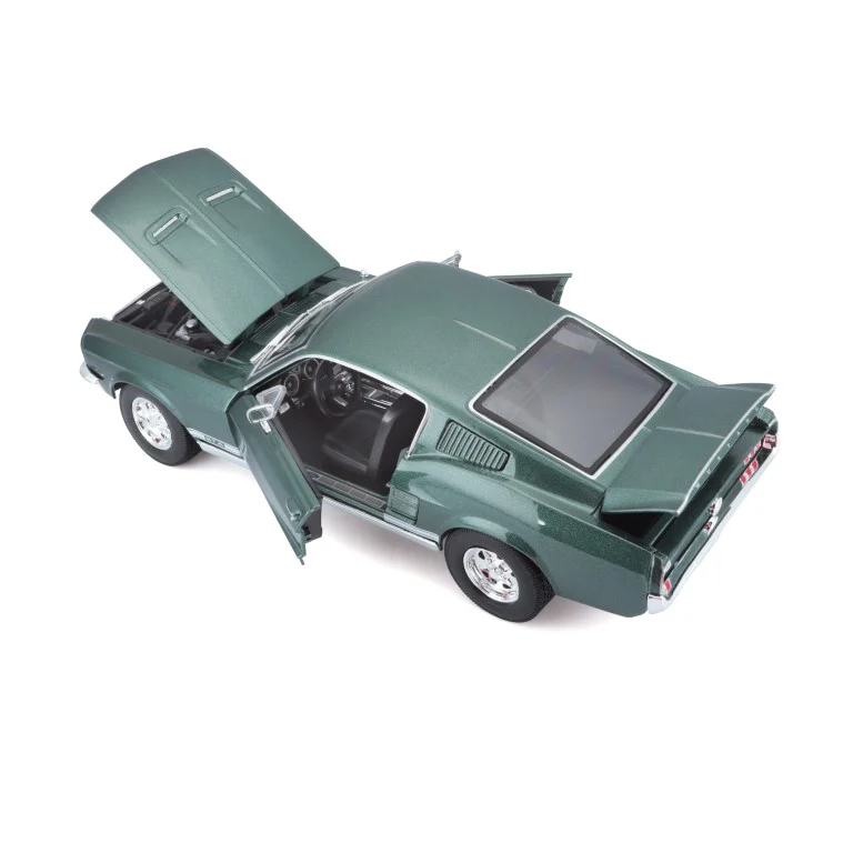 10-31166 Bburago Maisto - Ford Mustang Fastback (1967), verde - 1:18 - immagine 9