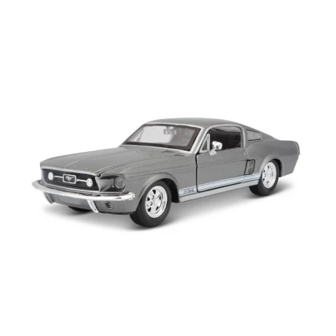 10-31260 GY Bburago Maisto - Ford Mustang GT (1967), grigia - 1:24 - immagine 2