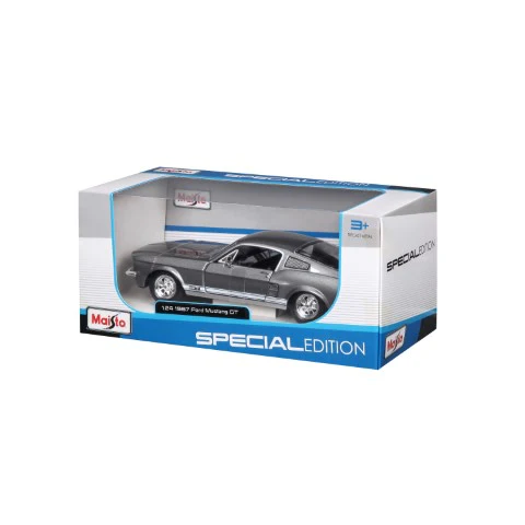 10-31260 GY Bburago Maisto - Ford Mustang GT (1967), grigia - 1:24 - immagine 5
