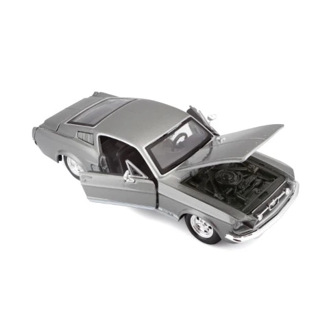 10-31260 GY Bburago Maisto - Ford Mustang GT (1967), grigia - 1:24 - immagine 8