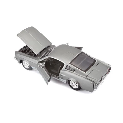 10-31260 GY Bburago Maisto - Ford Mustang GT (1967), grigia - 1:24 - immagine 9