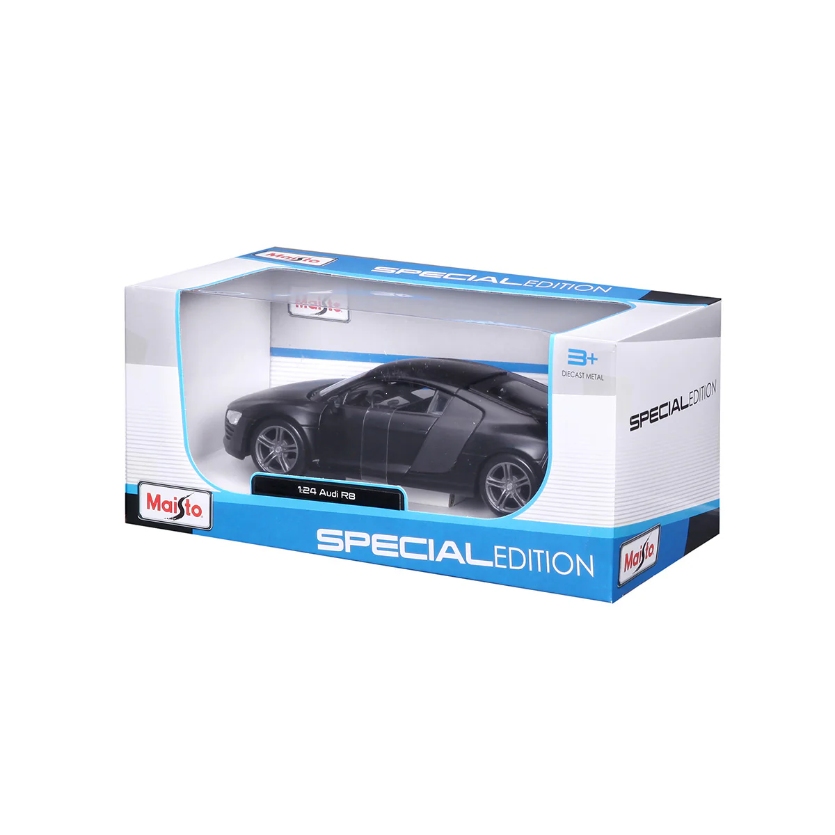 31281 Bburago Maisto - Audi R8, nero - Scala 1:24 - immagine 3