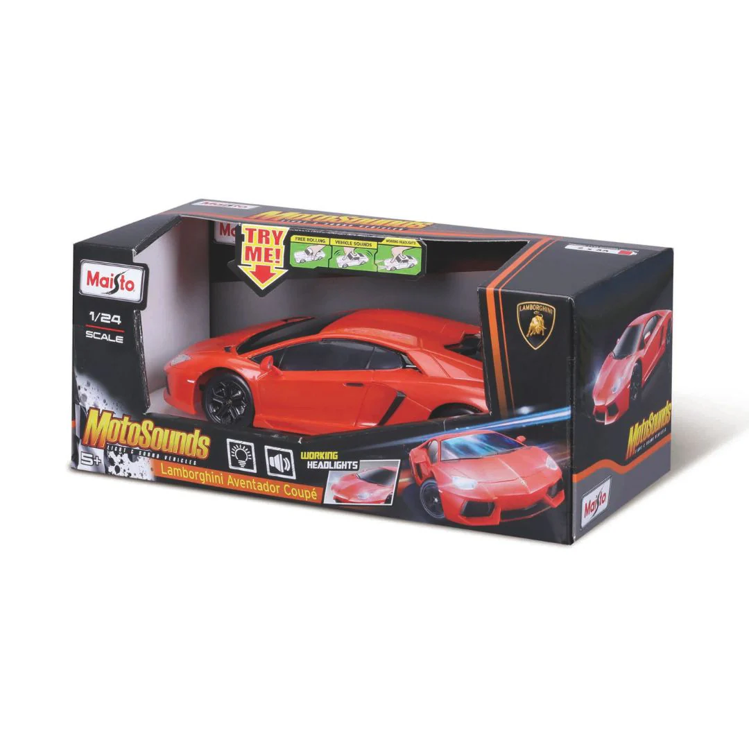 10-81221 Bburago Maisto luci e suoni Lamborghini Aventador Coupé - Scala 1:24 - immagine 3