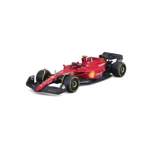 18-01575 Burago Ferrari Racing F1 Ferrari SF-23 #55 Sainz 1:43