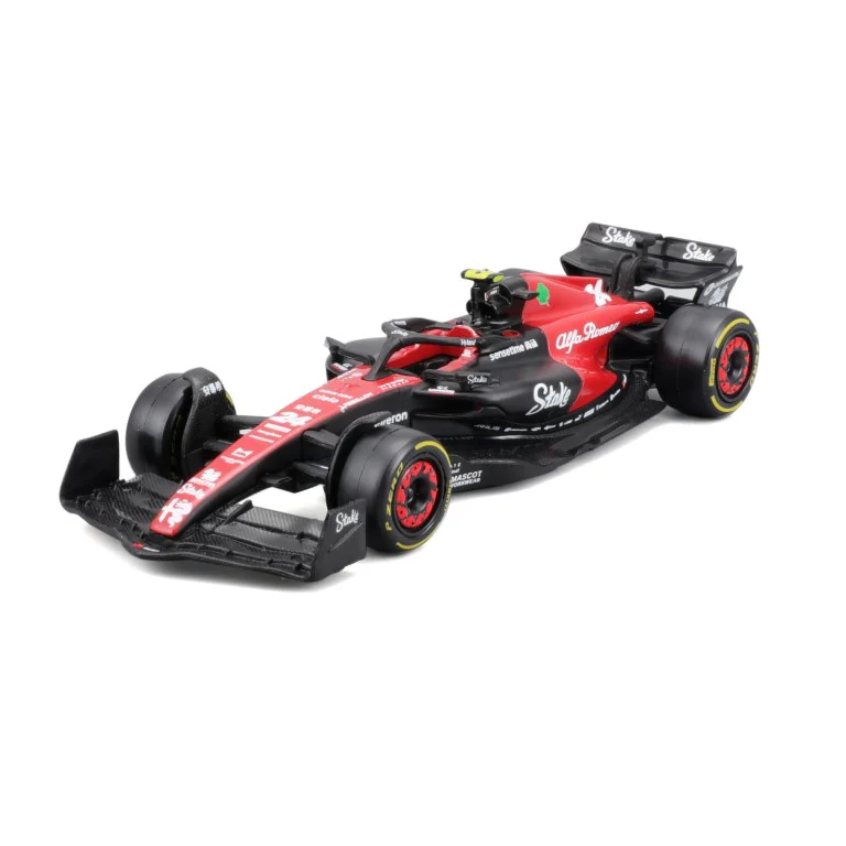 *18-38085 Bburago Race F1 Alfa Romeo C43 (2023) - #24 Zhou - immagine 3
