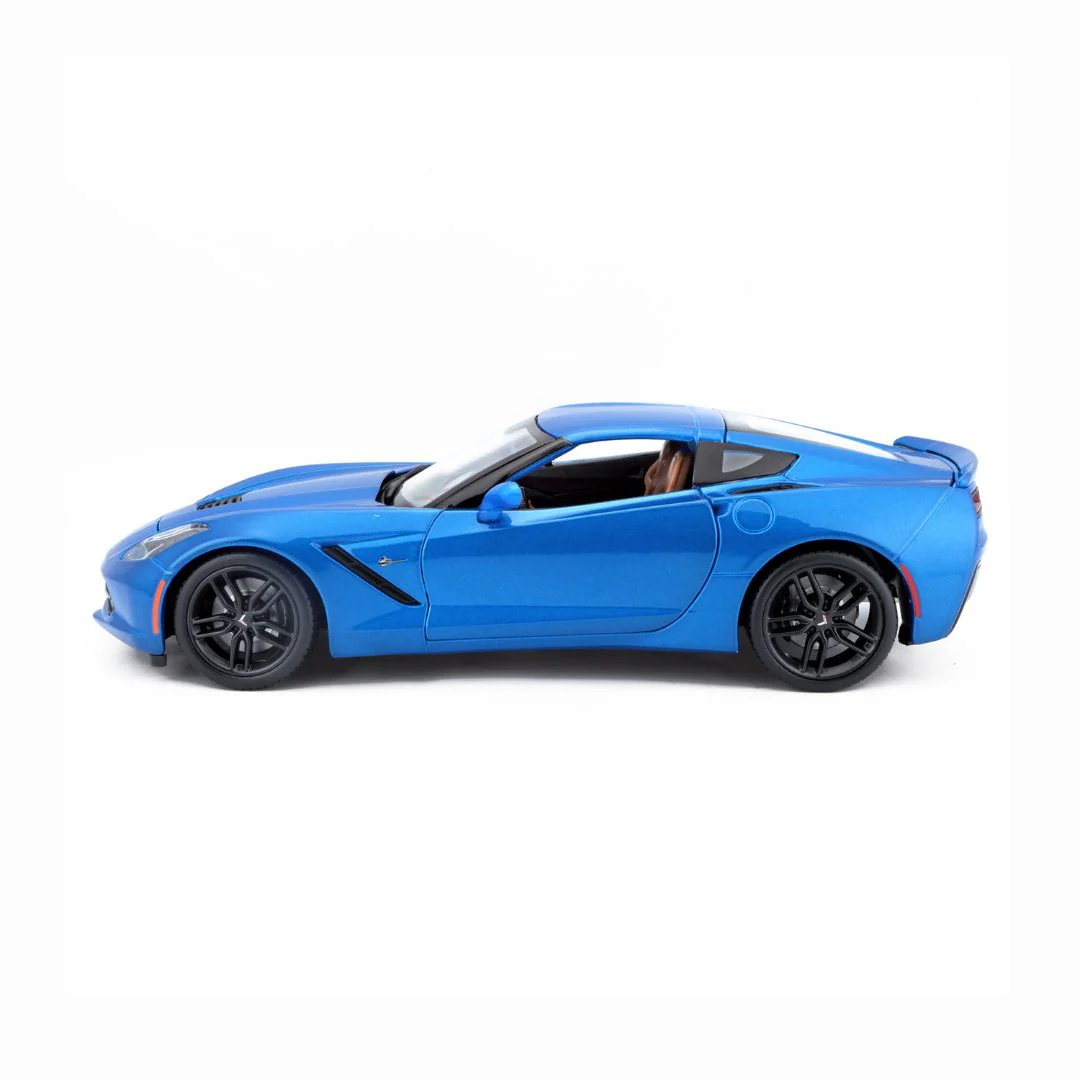 31677 Bburago Maisto - Corvette Stingray Z51, blu - Scala 1:18 - immagine 8