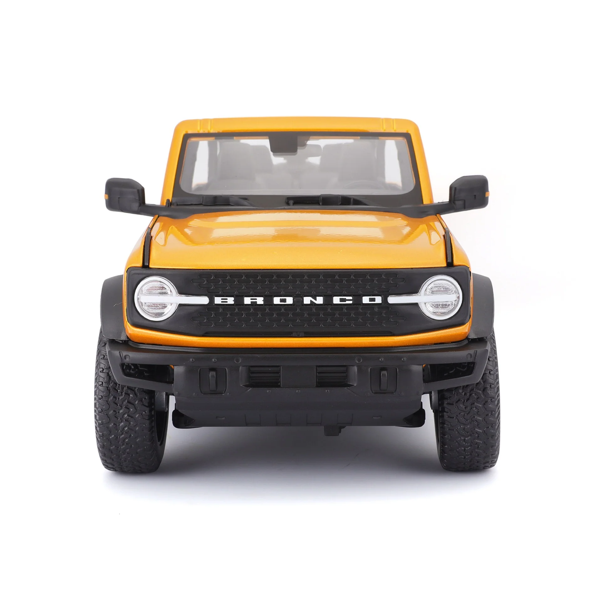 31457 Bburago Maisto - Ford Bronco Badlands 2021 (no door), arancione - immagine 4