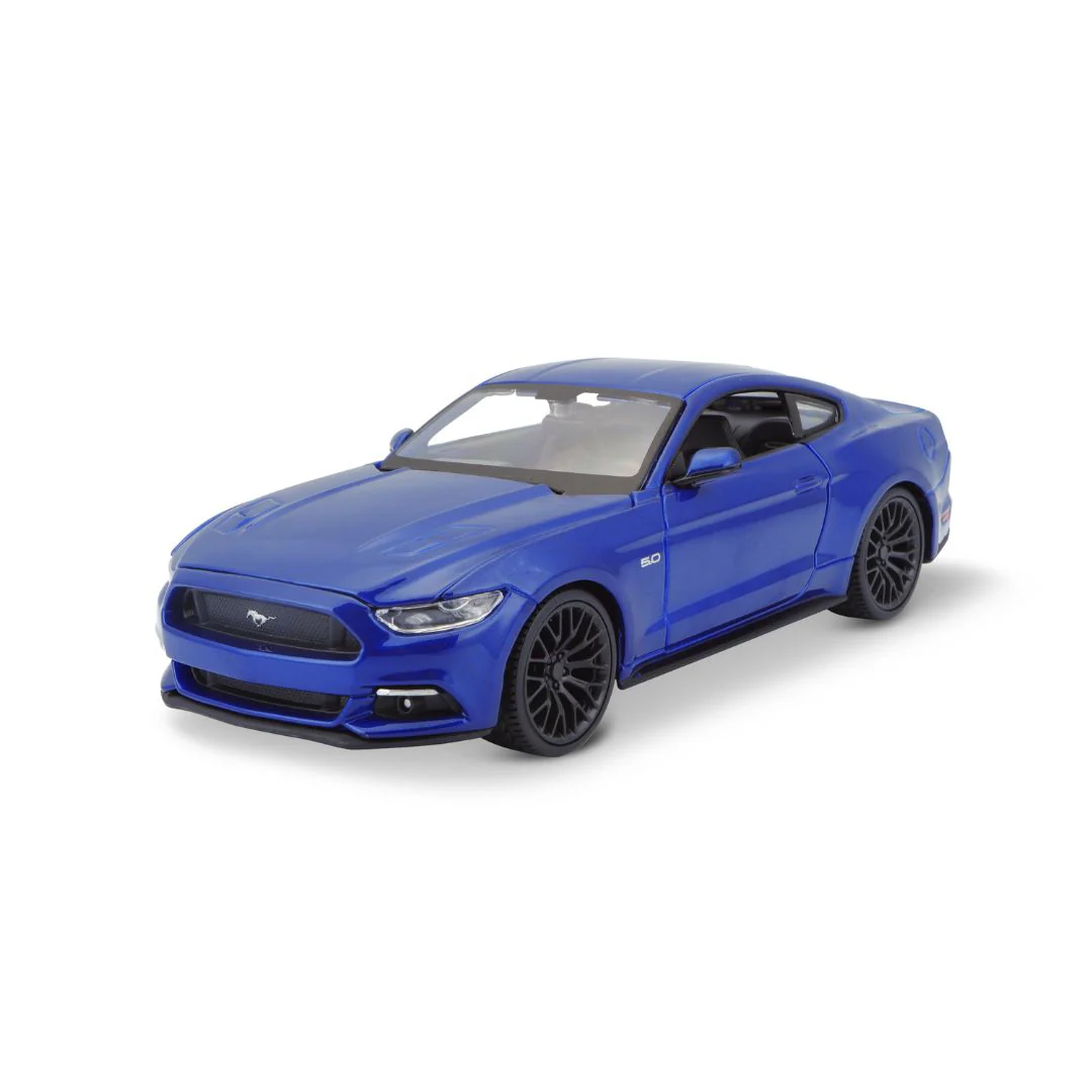31508 Bburago Maisto - Ford Mustang GT (2015), blu - Scala 1:24 - immagine 2