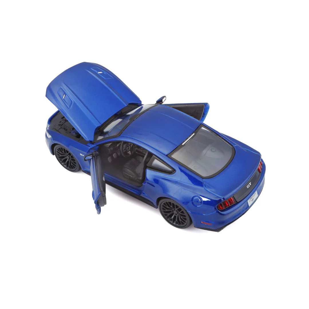 31508 Bburago Maisto - Ford Mustang GT (2015), blu - Scala 1:24 - immagine 9