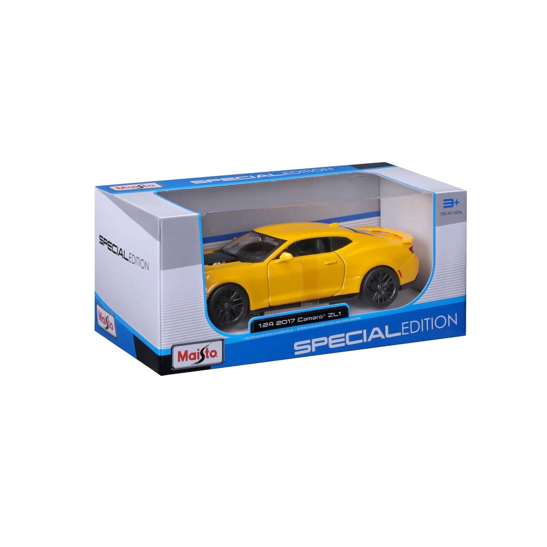 10-31512 Bburago Maisto - Camaro ZL1 (2017), gialla - Scala 1:24 - immagine 3