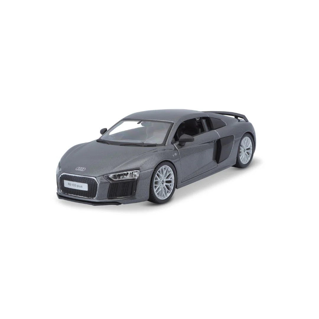10- 31513 Bburago Maisto - Audi R8 V10 Plus, grigia - Scala 1:24 - immagine 2