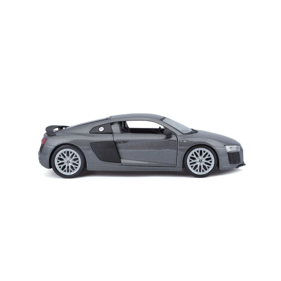 10- 31513 Bburago Maisto - Audi R8 V10 Plus, grigia - Scala 1:24 - immagine 8