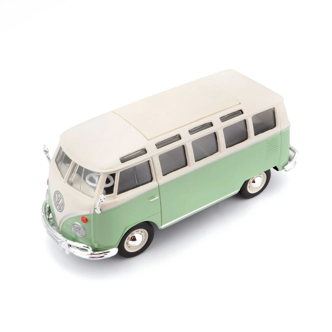 10-31956 Bburago Maisto - Volkswagen Van "Samba", verde - Scala 1:25 - immagine 5