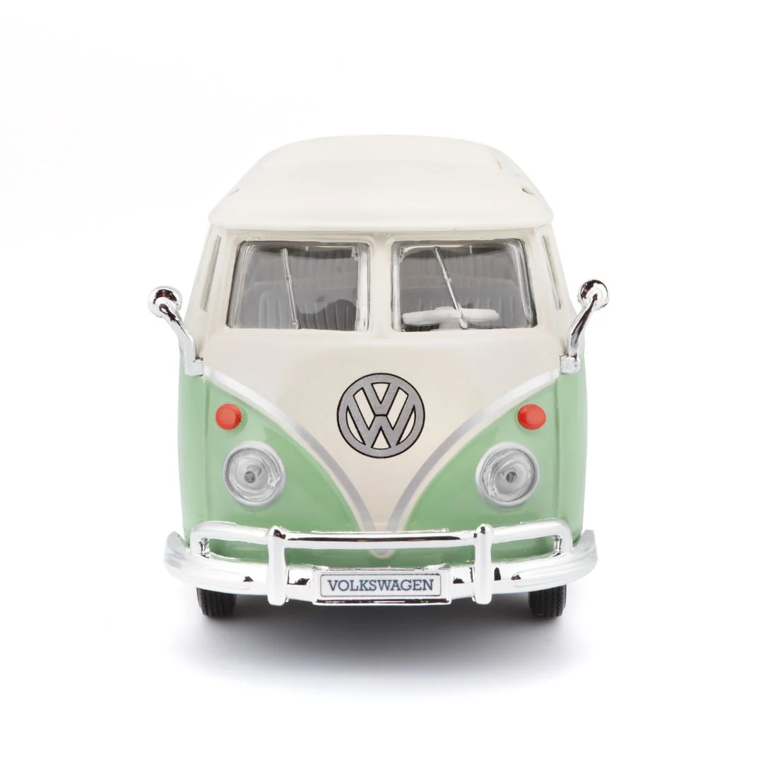10-31956 Bburago Maisto - Volkswagen Van "Samba", verde - Scala 1:25 - immagine 8
