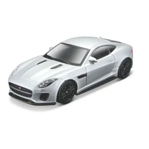 18-30383 Bburago Street Fire - Jaguar F-Type Coupé, argento - Scala 1:43