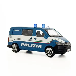 18-30448 Bburago - Volkswagen Transporter T6 Polizia - Mezzo cinofili - 1:43