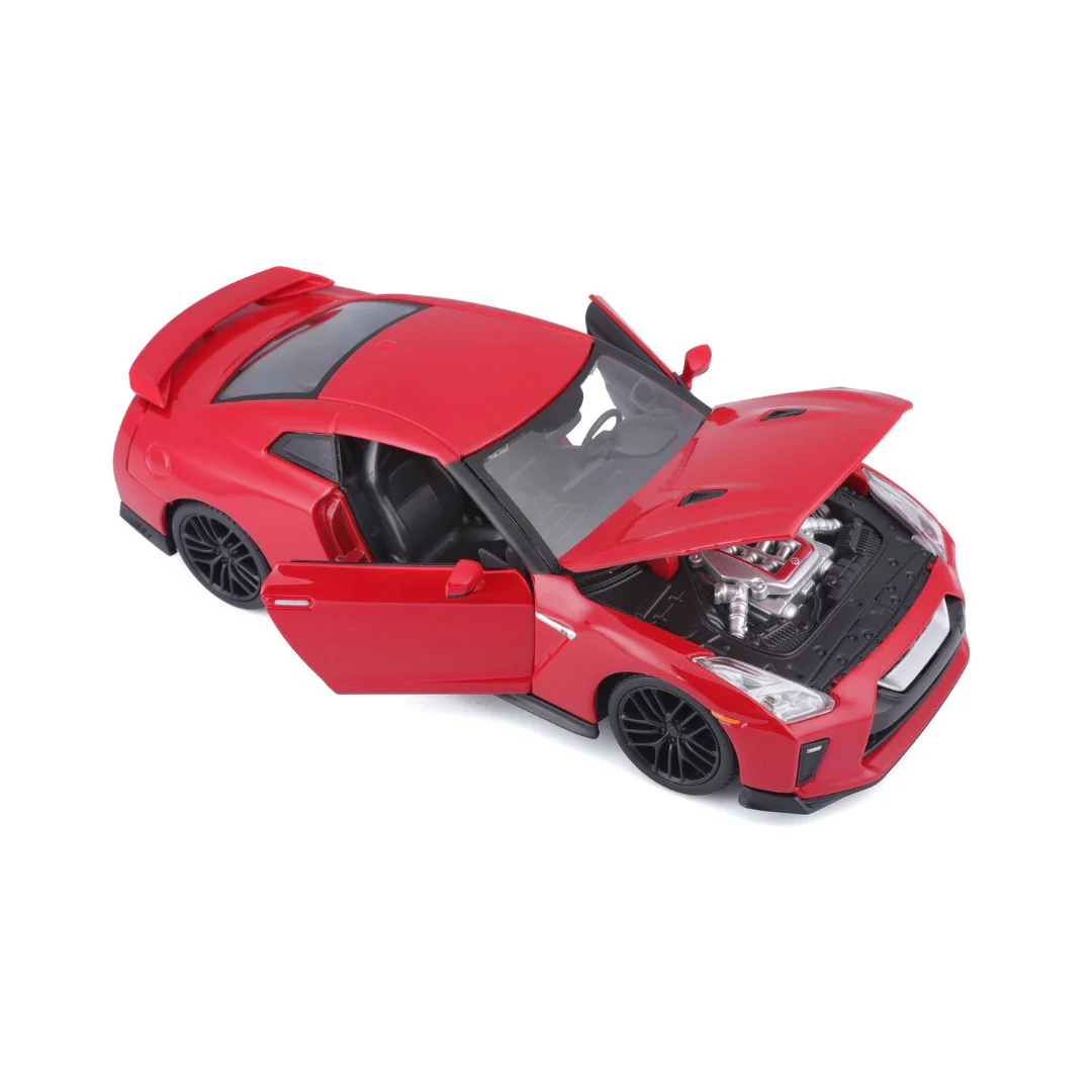 18-21082 Bburago - Nissan GT-R (2017), rossa - Scala 1:24 - immagine 5