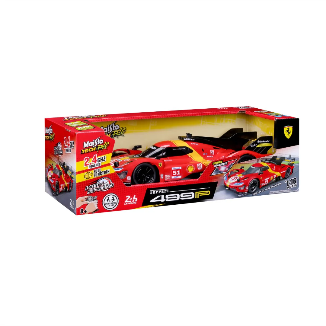 *82861 Bburago Maisto Tech Ferrari 499P LMH 2023 Le Mans Champion 1:16 - immagine 3
