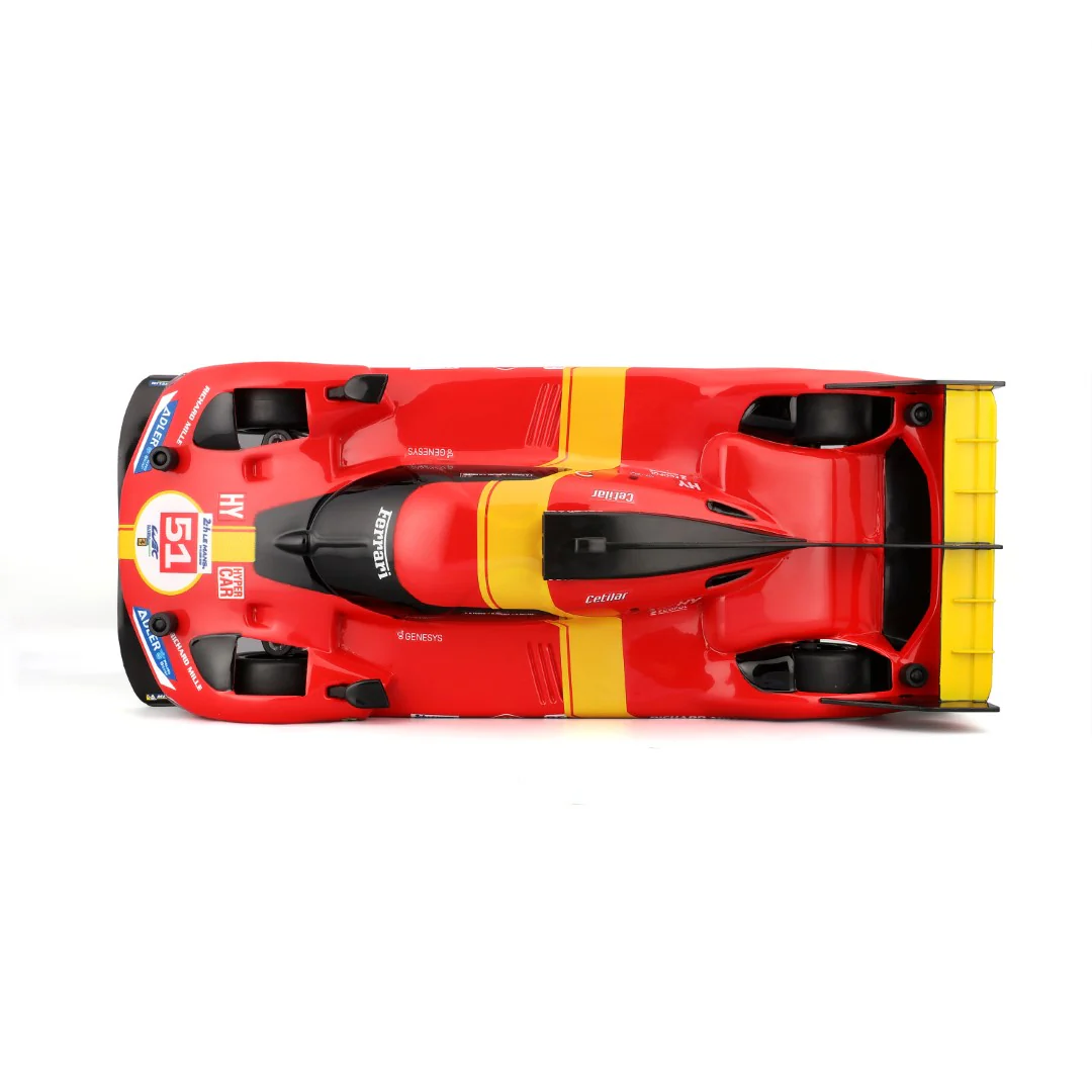 *82861 Bburago Maisto Tech Ferrari 499P LMH 2023 Le Mans Champion 1:16 - immagine 5