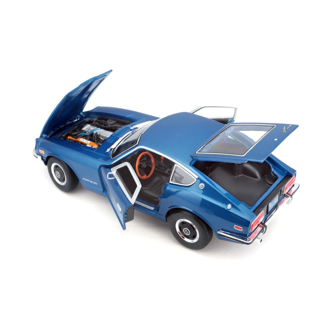 31170 BU Bburago Maisto - Datsun 240Z (1971), blu - Scala 1:18 - immagine 8