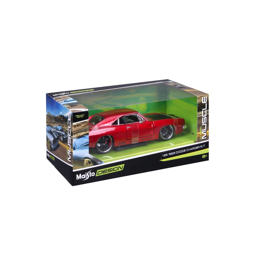 32537 Bburago Maisto Design - Dodge Charger R/T (1969) - 1:25 - immagine 3