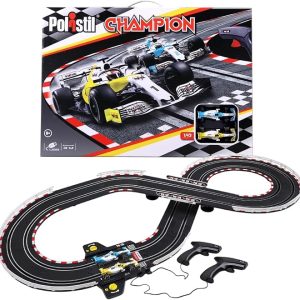 * 96152 Bburago Polistil Champion Pista Elettrica con 2 Slot Car Scala 1:43,