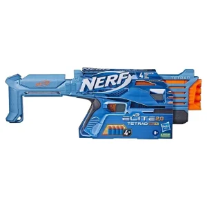 Nerf Elite 2.0 – Tetrad QS-4 – Hasbro | 46cm x 4cm x 16cm