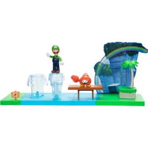 Playset Super Mario Luigi & Huckit – Avventura Tropicale