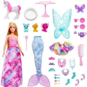 Calendario Avvento Barbie Dreamtopia con Bambola e Sorprese